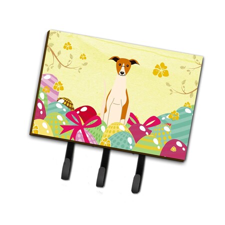 Carolines Treasures Easter Eggs Whippet Leash or Key Holder BB6099TH68